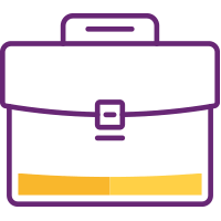 professional briefcase icon