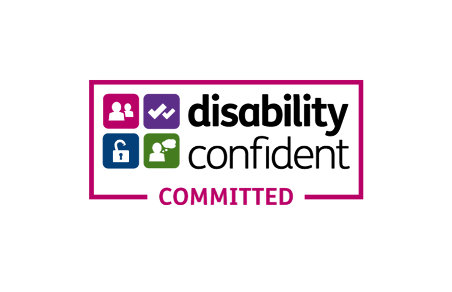 Disability confident committed logo