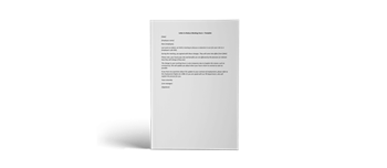 Sample Letter to Employee Reducing Working Hours