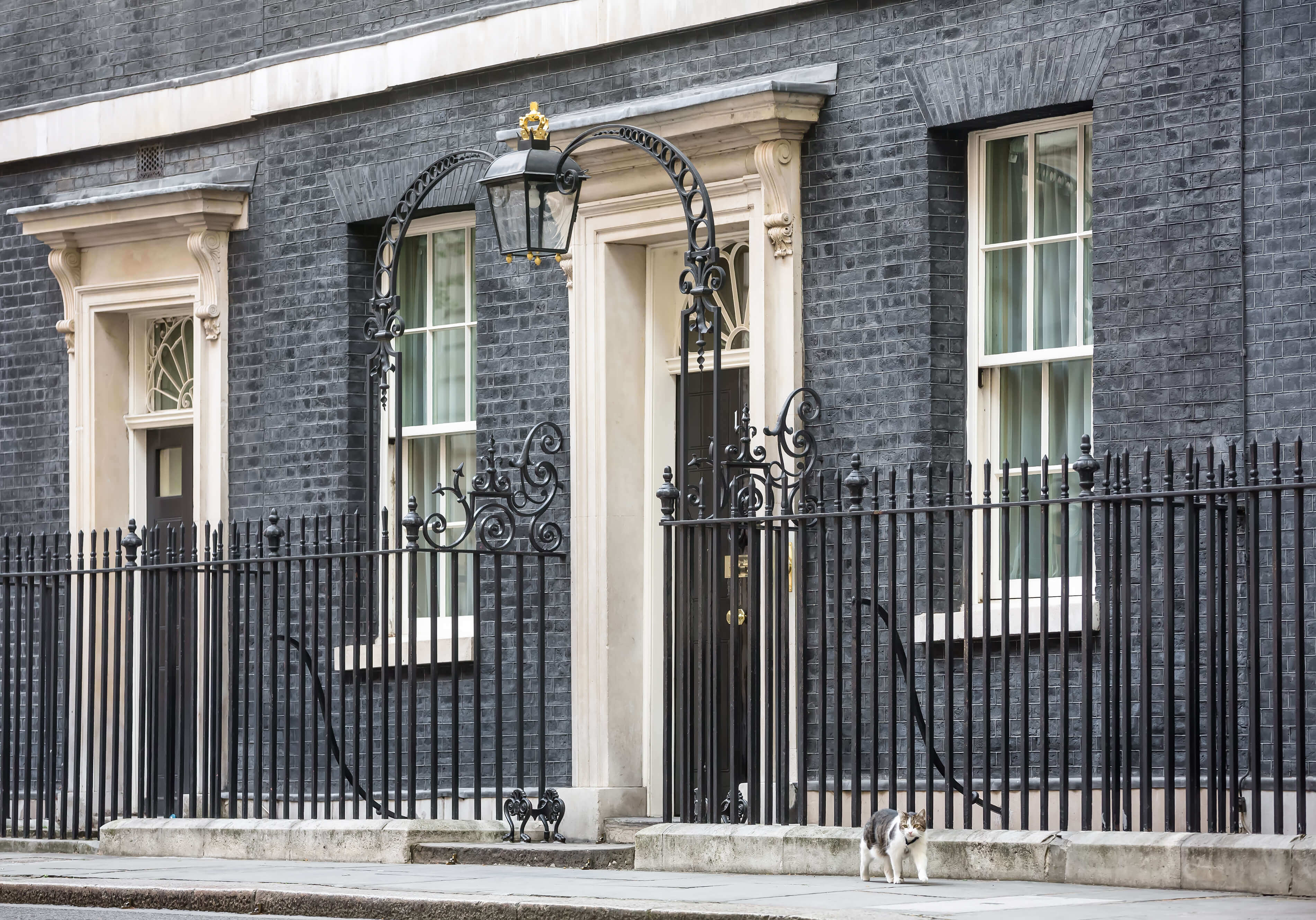 Outside image of Downing street