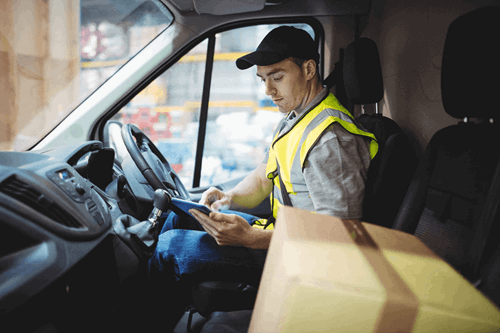 Self employed Amazon driver