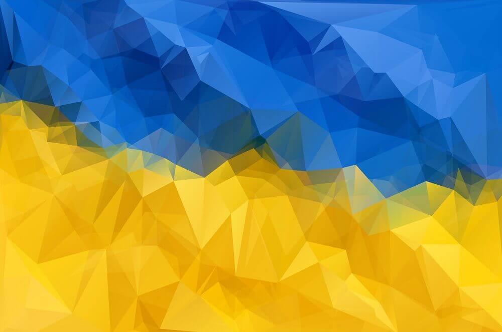 ukraine flag graphic