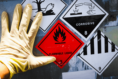 a control measure sign keep employees safe from the hazardous substances