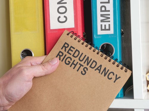 a redundancy letters outlining the rights for employers and employees.