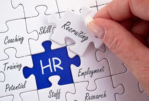 List of HR functions including staff turnover, new hires, employees and training
