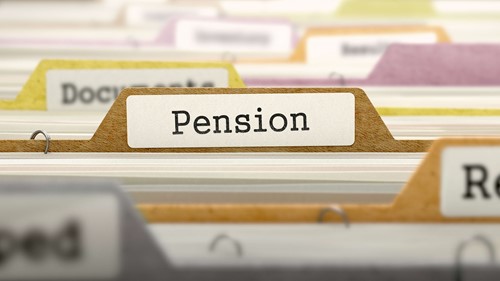 a personal pension pot in a folder, that also holds their tax relief documentation.