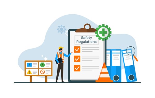 a list outlineing the employees safety initiatives, safety practices, the safety performance of the business.