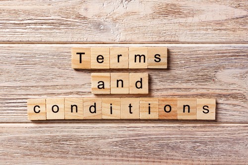 terms and conditions includes employees rights, employer steps, and what substantial change will happen.