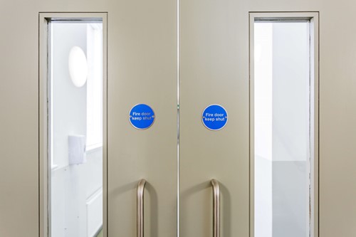 a fire door inspections should happen rgualrly by the responsible persons to check that the smoke seals are still in place.