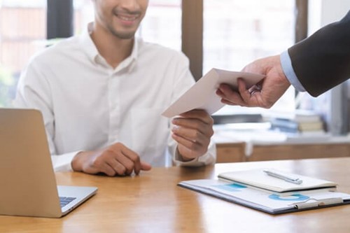 an employee recieving a monetary incentives as a result of profit sharing and effective employee incentive program