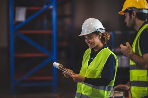 Employee monitoring a health and safety checklist in line with legal obligation