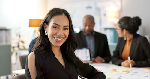 A safety representative showing employers risk assessments to make sure there is a safe working environment.