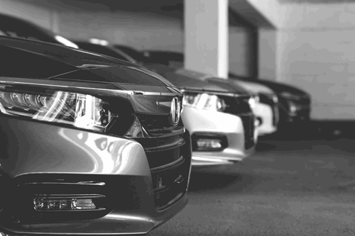 cars parked in garage