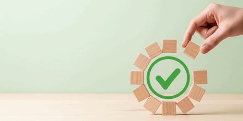 green check mark symbolising checked boxes